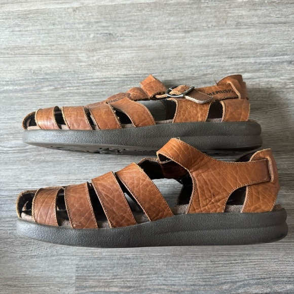 Mephisto Sam Fisherman Leather Sandal Brown Men’s 43  9 main image 5